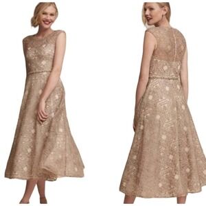 Anthropologie x BHLDN x Sara Emanuel Soutache Maxi Dress Womens Size 0 $380